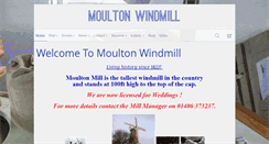 Desktop Screenshot of moultonwindmill.co.uk